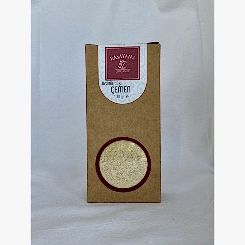 Rasayana Organik Çemen Öğütülmüş  100 Gr