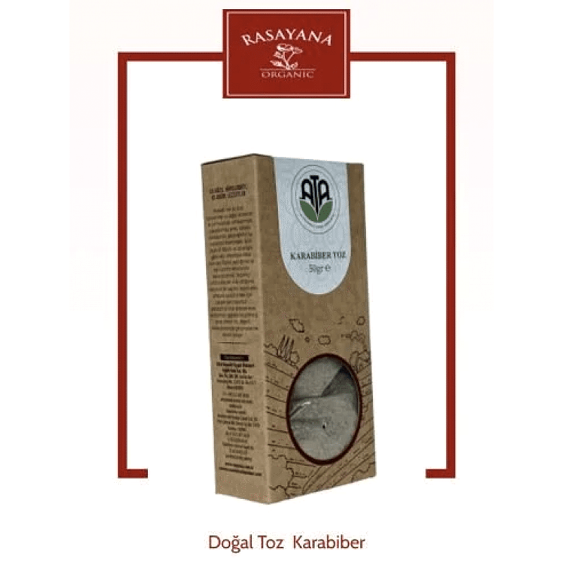 Rasayana - Ata  Doğal  Karabiber Toz 50 Gr