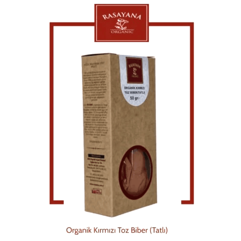 Rasayana Kırmızı Tatlı Toz Biber 50 Gr