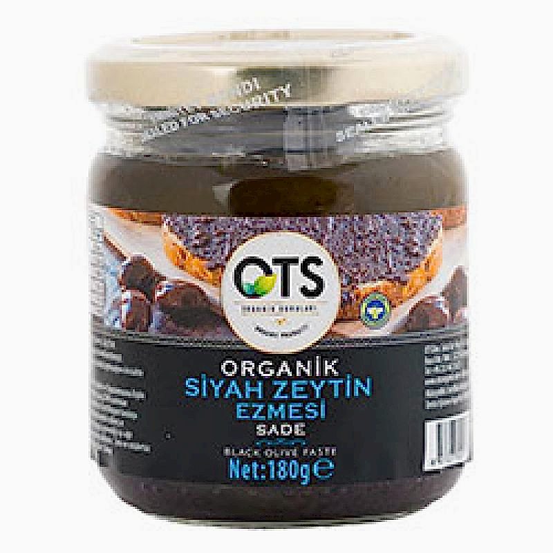 OTS Organik Siyah Zeytin Ezmesi 180g