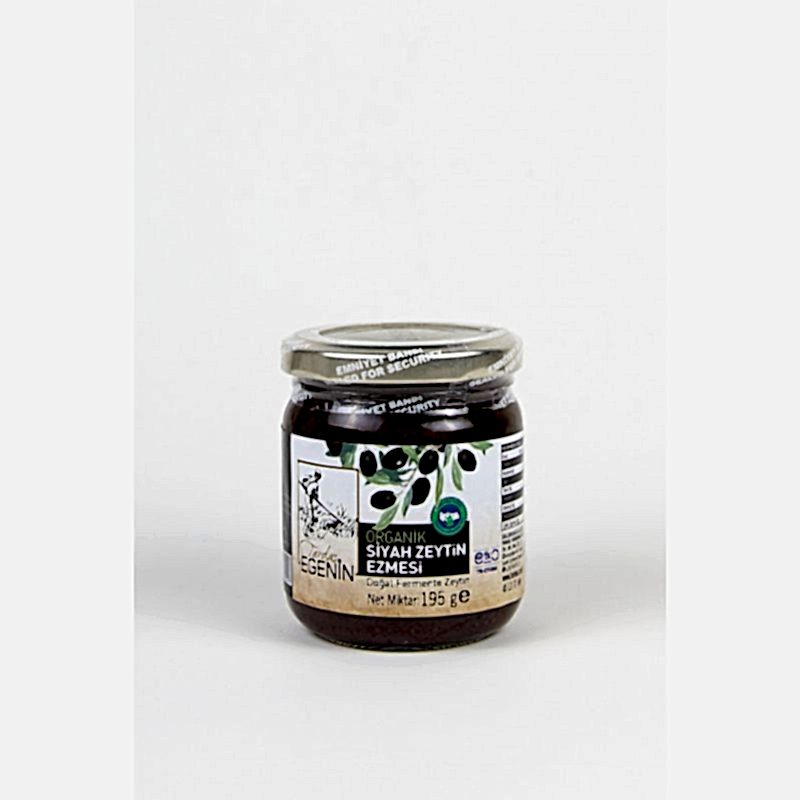 Tardaş Egenin Organik Siyah Zeytin Ezmesi 195 gr