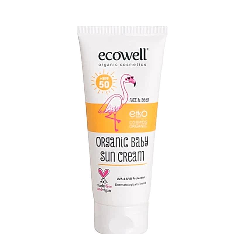 Ecowell Organik Bebek Güneş Kremi SPF50      110 gr