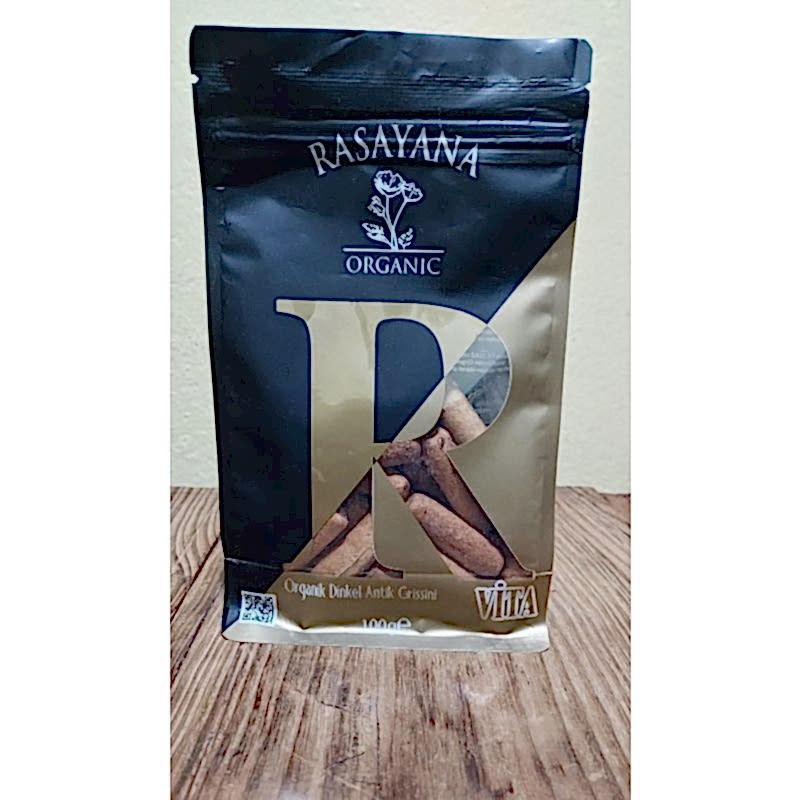 Rasayana Organik Dinkel-Spelt Grissini - Gevrek-  Sağlık- Diyet 100 gr
