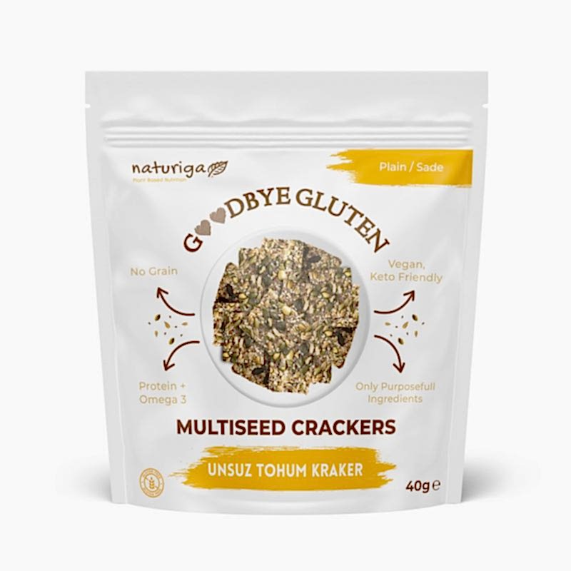 Naturiga Unsuz Tohum Kraker-Sade 40gr