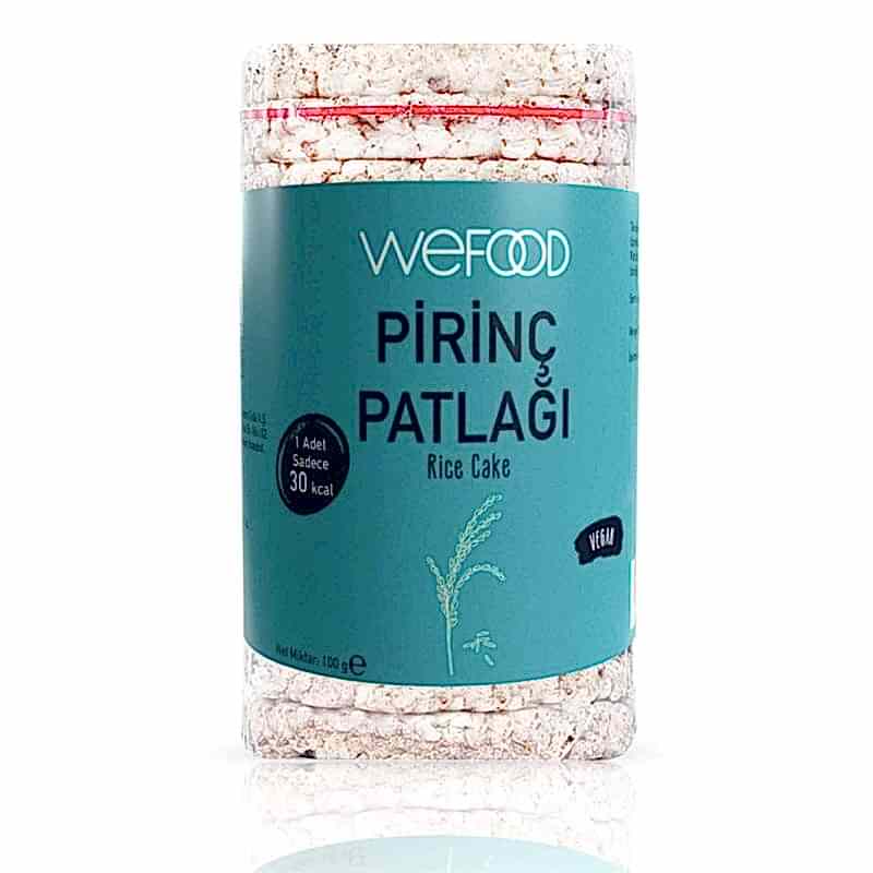 Wefood Glutensiz Pirinç Patlağı 100 gr