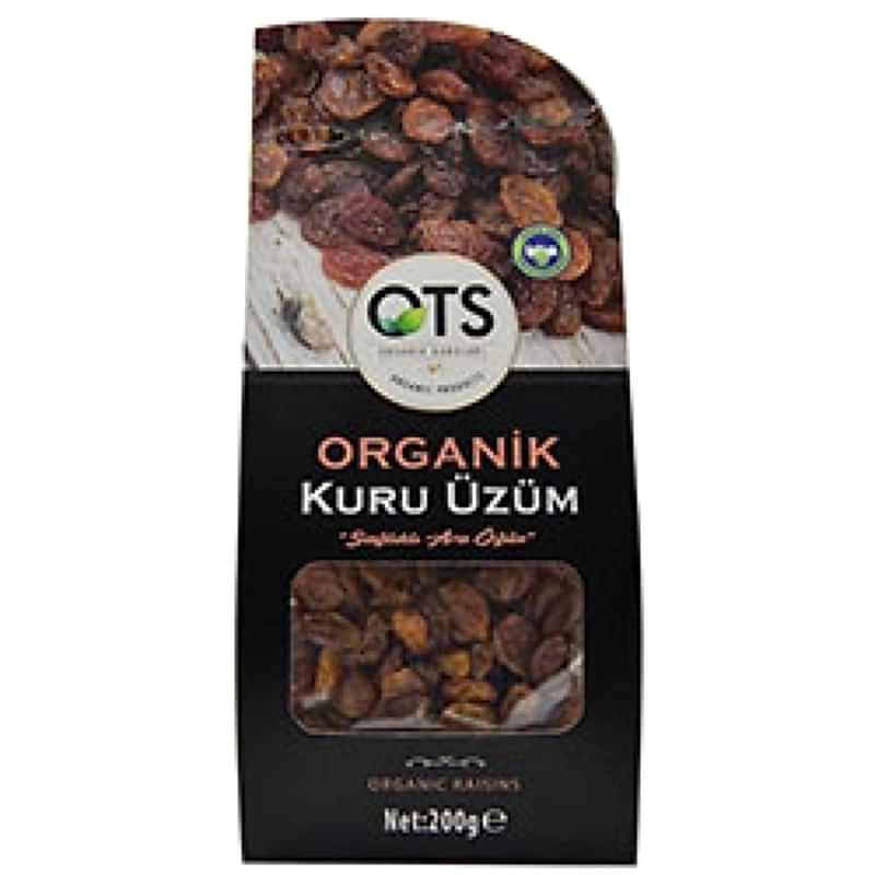 OTS Organik Üzüm Kurusu Çekirdeksiz 200g
