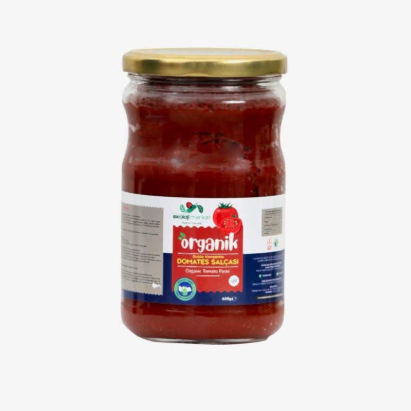 Ekoloji Market Organik Domates Salçası (Tuzsuz)  650gr