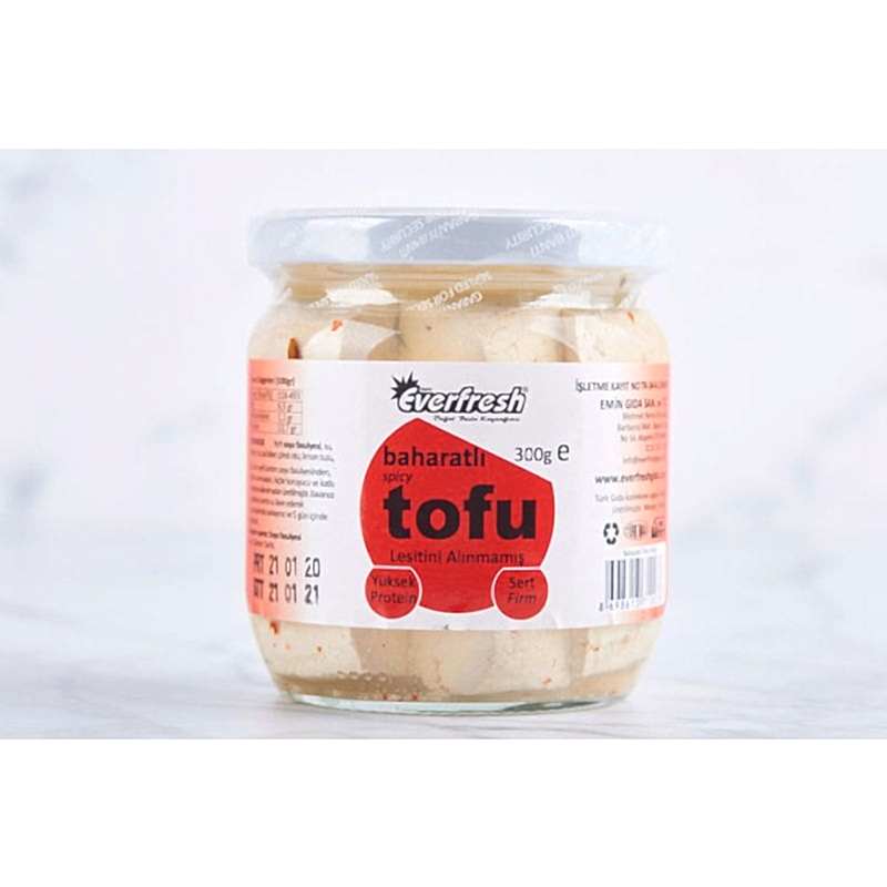 EverFresh Tofu ( Soya Peyniri) Doğal- Baharatlı 300 gr
