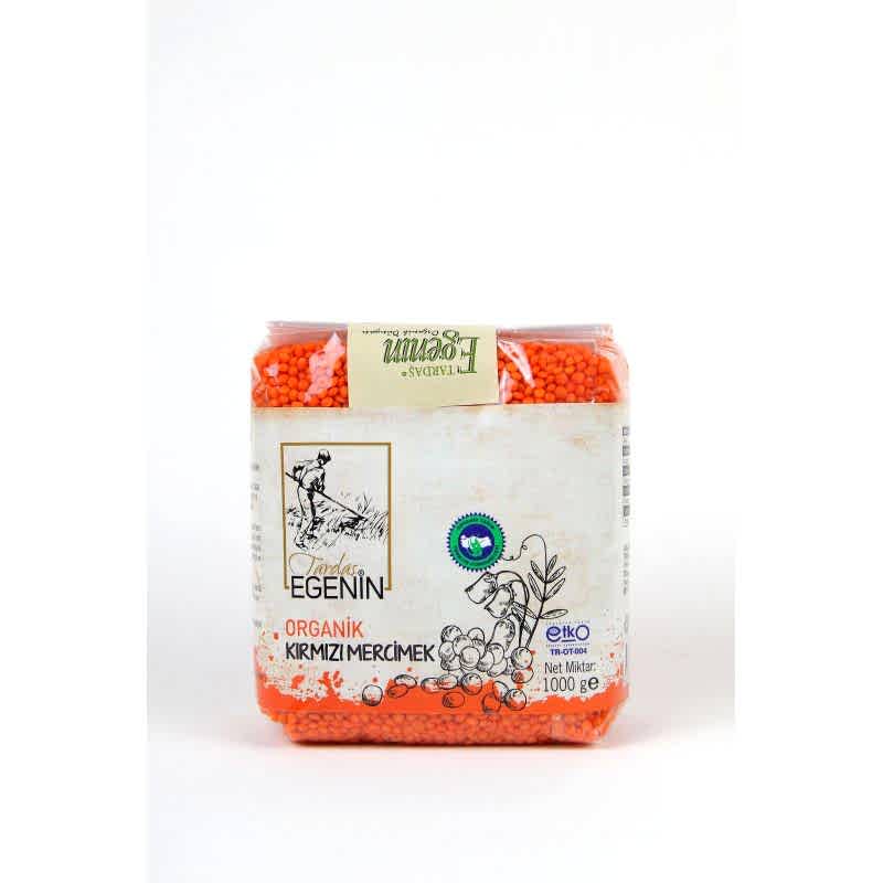 Tardaş  Organik Kırmızı  Mercimek  1000 gr 