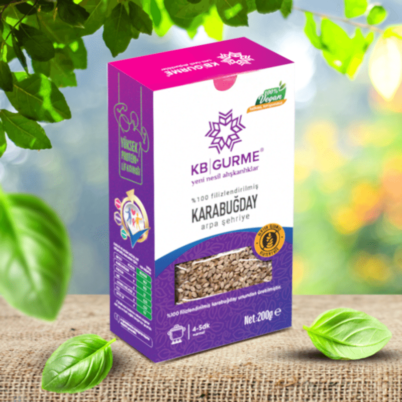 KB Gurme Glutensiz & Vegan  Flizlendirilmiş Karabuğday Arpa Şehriye 200 gr