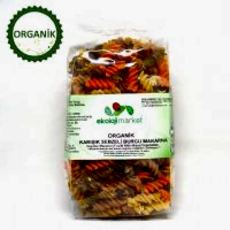 Ekoloji Market Organik Makarna Burgu (Karışık Sebzeli) 300gr
