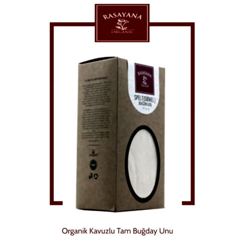 Rasayana (Dinkel-Spelt)Kavuzlu Tam Buğday Unu 750  Gr