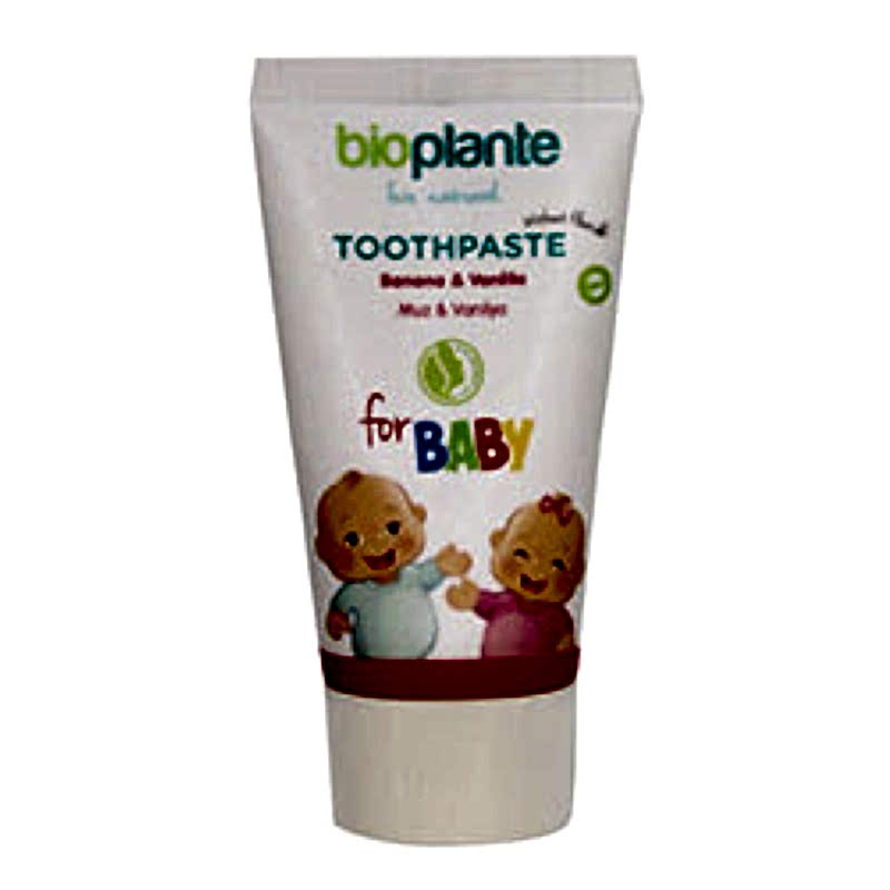 Bioplante Organik Bebek Diş Macunu (Muz ve Vanilya, Florürsüz) 50ml 