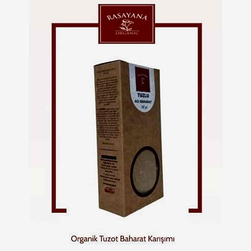 Rasayana Organik Tuzot Acılı (Tuzlu Baharat Karışımı) 100 Gr