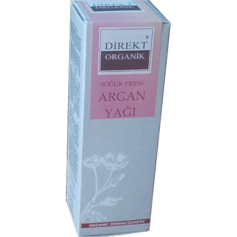 Argan Yağı 50 Ml. (%100) Soğuk Press -Direkt Organik - Ambalajlı